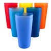 AOYITE Large Plastic Cups Reusable - 32 oz Water Tumblers