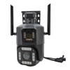 Smart Outdoor Camera 4MP Wireless Three Lens Remote Monitor Auto