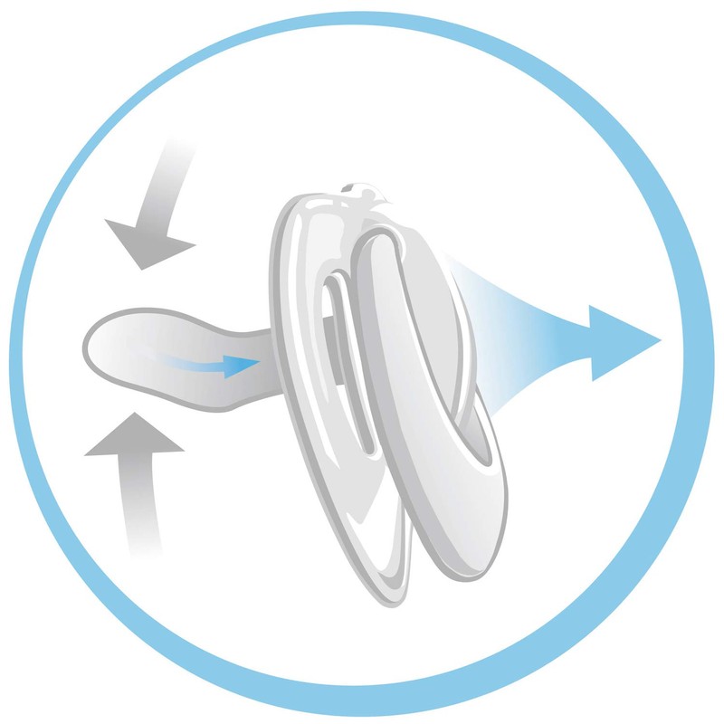 NUK Genius Set of 2 Dummies for Girls Size 0