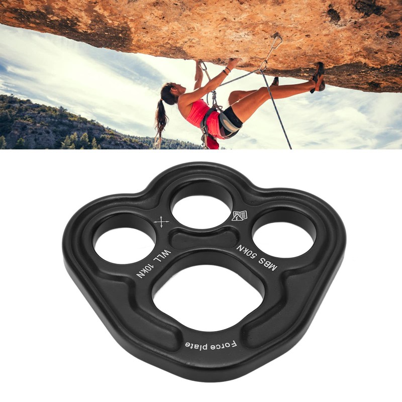 Ongwan 50kN Aluminum 3 Hole Rescue Aerial Work Climbing Rock