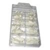 NFS Nail Tips, Half French White, 100P