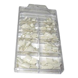 NFS Nail Tips, Half French White, 100P