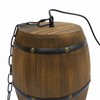 Antique Wood Wine Barrel Pendant Light, Small Hanging Rustic, Unique