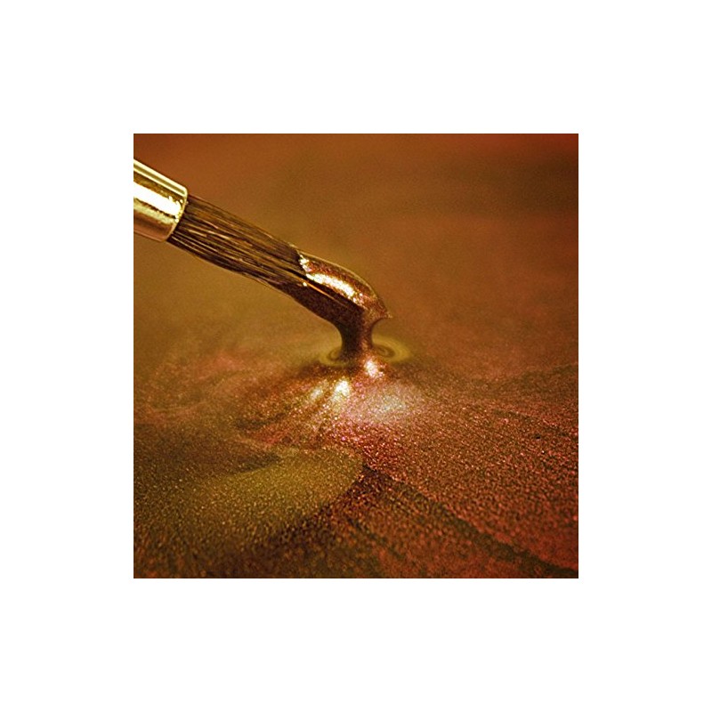 Ready-to-use Metallic Dark Gold 100% Edible Food Paint for Cake