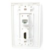 RiteAV - 1 Cat5e Ethernet and 1 HDMI Screwless Decorative