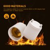 JACKYLED GU24 to E26 E27 Adapter 10-Pack Heat Resistant Up