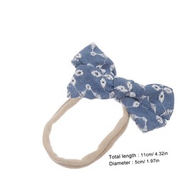 Kisangel 6pcs Bow Headbands Soft Elastic Hair Accessories for Newborns Comfortable and Cute for Daily Wear for Dress Up and Special Occasions