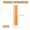 WANDGU 12 Stück Leer Lippenstifthülsen: 5ml Nachfüllbar Leer Rohre, Leer