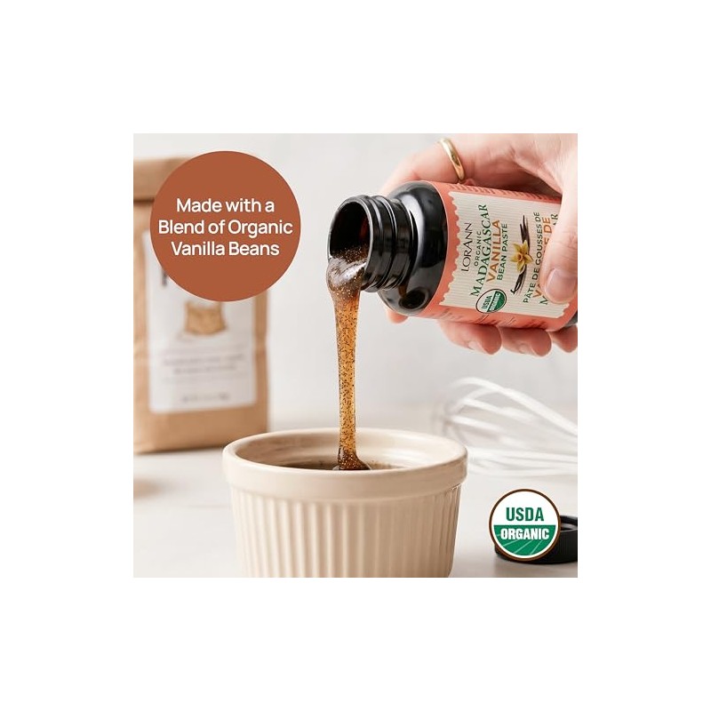 LorAnn Oils Pasta de vainilla natural Madagascar 16 onzas