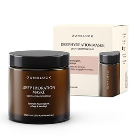 JUNGLÜCK Deep Hydration Mask, Face Mask for Dry and Sensitive Skin, Soothes and Strengthens the Skin Barrier with Organic Chamomile Extract