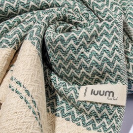 Luum® Beach Towel 90 x 200 cm Sauna Towel Bath Towel Yoga Towel Shower Towel Beach Towel Sauna Towel Travel Towel Turkish Towels Sauna Kilt Sports Towel Women Men 100% Cotton Mint