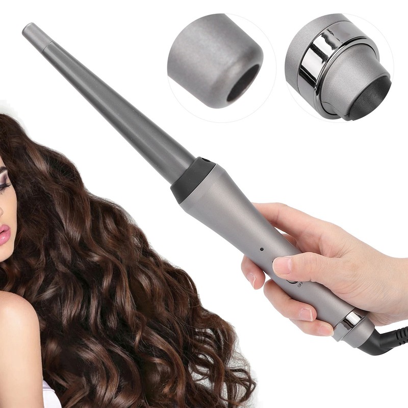 Tapered Curling Wand Home Curling Iron Wand Ceramic Barrel Hair