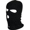 Highlander 3 Hole Balaclava - Black