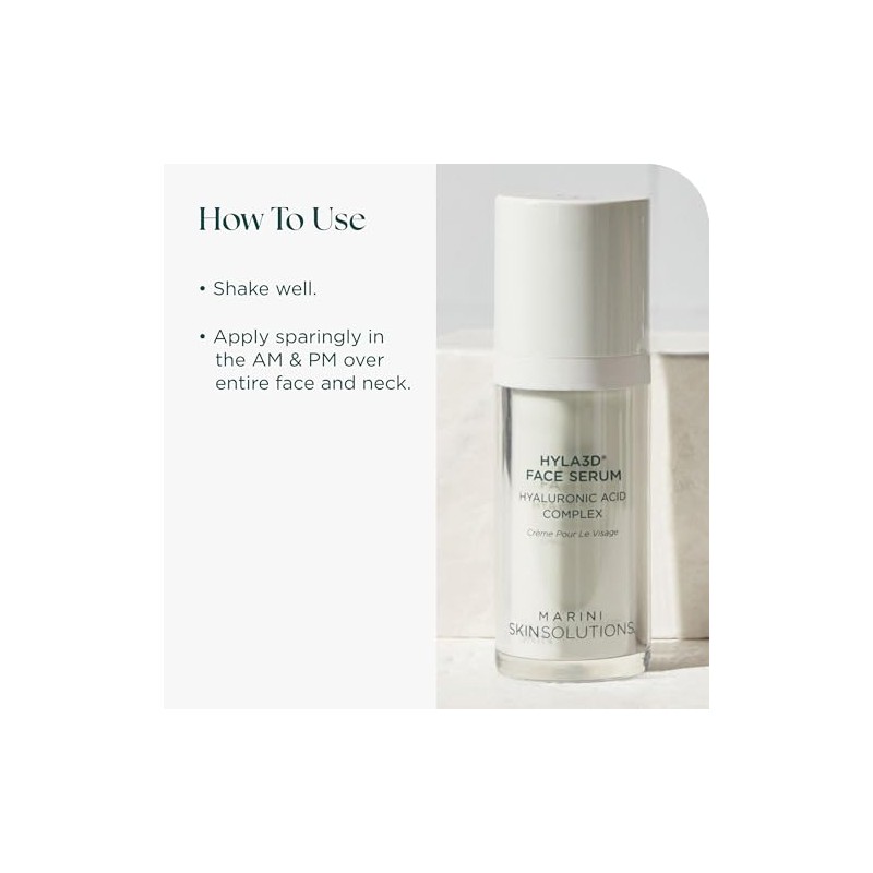Marini SkinSolutions Hyla3D Sérum Facial - Sérum Ligero e Hidratante