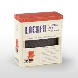 LACÀPH PHIN BLEND - Vietnamese Coffee Whole Bean with 85% Robusta 15% Arabica