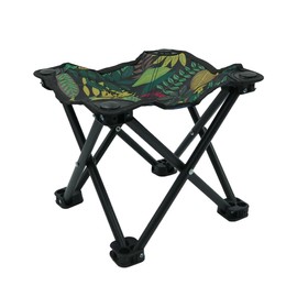 ANCLLO Tragbarer, klappbarer Campinghocker, Leichter, klappbarer Hocker mit Tragetasche, für Camping, Angeln, Garten, Grillen, Picknick, Skizzieren