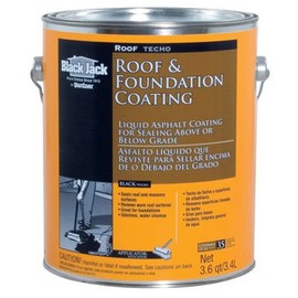 Black Jack Gloss Black Asphalt Roof And Foundation Coating 1 gal.