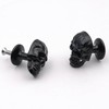 FANYUN 4 Pack Skull Skeleton Cabinets Knobs, Single Hole Pull