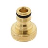 Brass tap connector G 1 inch (IG), tap connection Gardena