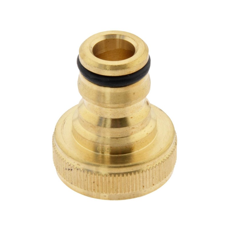 Brass tap connector G 1 inch (IG), tap connection Gardena
