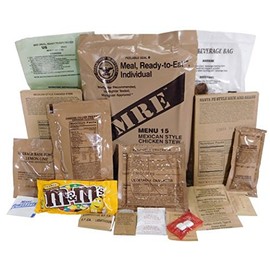Genuine Military MRE Meal with Inspection Date September 2017 or Newer (Vege Taco Crumbles)