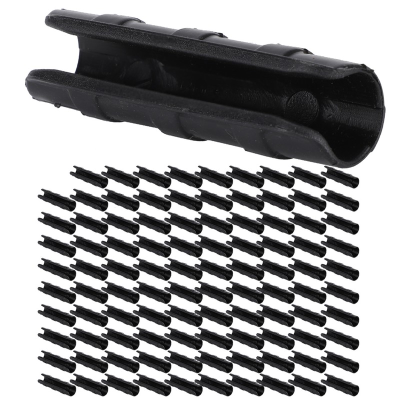 100pcs Greenhouse Frame Pipe Clip Clamp Garden Film Sunshade Net