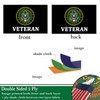 Army Veteran Emblem Flags 3x5 Outdoor Double Sided- US Armed
