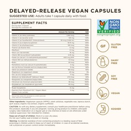 Solgar One Daily Women's Multi Whole Body Support Highly Absorbable Delayed Release Vitamin for Women, Supplement for Immune, Heart, Energy, Stress, Hair Skin Nails & Reproductive Health, 60 Servings