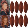 ROURUNFASI 350 Springy Afro Twist Hair 18 Inches Pre-separated Marley