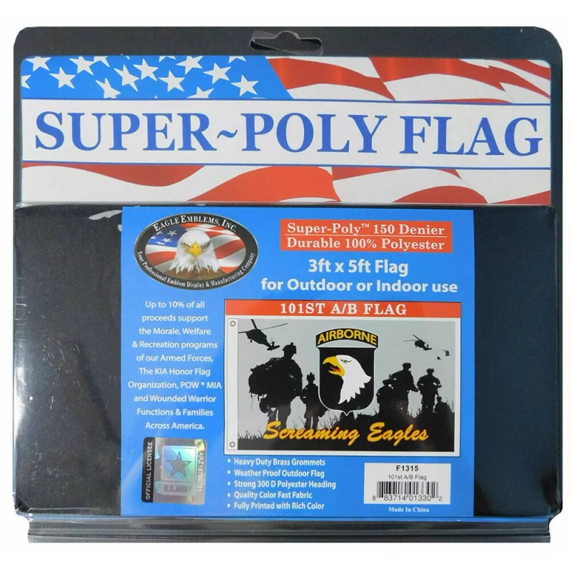 Trade Winds Army 101st Airborne Screaming Eagles Soldiers 3x5 3'x5'
