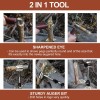 Kosibate Bushcraft Gear, Hand Auger Wrench for Easy Wood Drilling