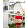 Reobiux 4MP WiFi Camara de Seguridad Exterior/Interior