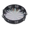 Radiant Tambourine Reflective Clear Crisp Sound Double Row Bell Drum