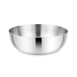 AIMALL 12.2 x 3.3 Inch Stainless Steel Basin, Thickened Food-Grade Bowl for Dough Kneading, Dishwashing, Salad, and Multi-Purpose Kitchen Use