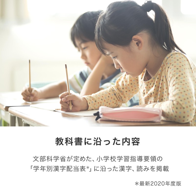 Simple kanji bath poster for elementary school students (1st grader)