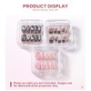 siyuwuro 18Pcs Press On Nail Storage Box with 90Pcs Adhesive