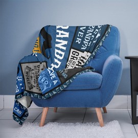 Pubrave Grandpa Gifts, Gifts for Grandpa, Grandpa Fathers Day/Christmas/Birthday Gift, Grandpa Gifts from Grandkids Granddaughter Grandson, Best Grandpa Gifts, Good Gifts for Grandpas Blanket 60x50in