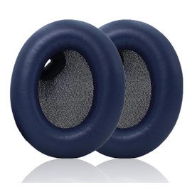 Replacement Ear Pads Compatible with Sony WH-1000XM4 Wireless Noise-canceling Headphones, Akkiv Replacement Ear Pads Made of Protein Leather and Memory Foam (Blue)