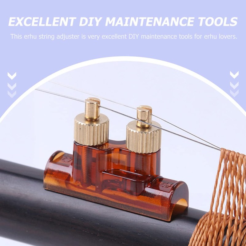 Abaodam Fine Tuner String Tune Adjuster Copper Plastic Replacement Accessory