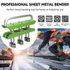 Three-Station Edge Roller Bender 0-90°Bending Angle Adjustable for 29 to