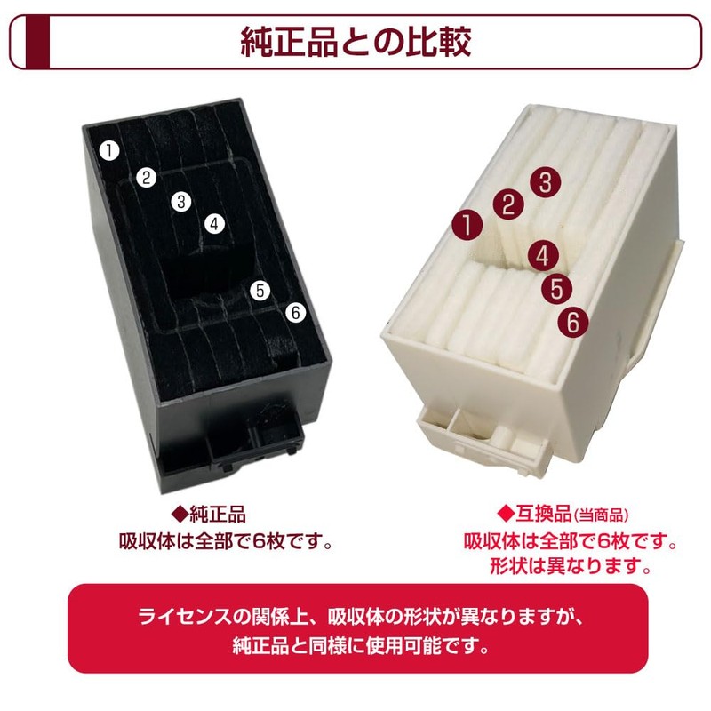Replacement Waste Ink Pad Set [A] XP700, Set of 6,