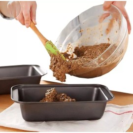 TH2010 Molde Rectangular Panque Pan Antiadherente Acero Inox Postre