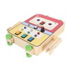 Baby Button Light Up Toy Simulation Early Educational Wooden Sensory
