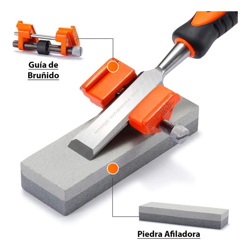 Juego Cincel Madera Tallado Carpintero Formon Gubia Kit 10pz