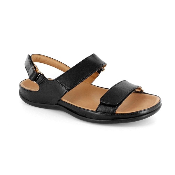 Strive Kona Women's Comfortable and Arch Supportive Sandals Black - 8 Medium