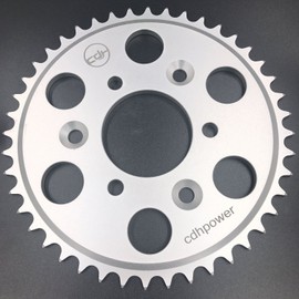 CDHPOWER 44T Chain Drive Sprocket for Spoke Wheel - Gas Motorized Bicycle (44T)