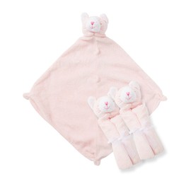 Angel Dear Three of A Kind Blankie, Pink Kitty
