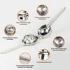 Stainless Steel Lemon Squeezer | Heavy Duty Handheld Juicer with