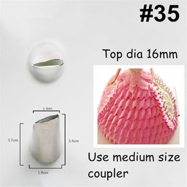 8 teiliges Spritztüllen Set Profi, FantasyDay Kuchen Einrichtungstipps, Hochwertigen Edelstahl Sahnehäubchen Rohrleitungen Düsen Gebäck Tipps zum Dekorieren von Torten, Keksen, Kuchen, und Plätzchen