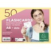 Exacompta 10354E - 50 flashcards bristol A6 dots jaune